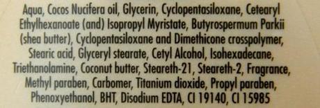 Parachute Advansed Butter Smooth Body Lotion Ingredients