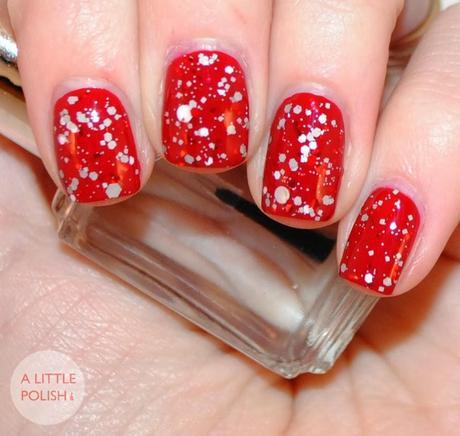 Twinsie Tuesday: Red Nails for American Heart Month (Heart Disease Awareness)