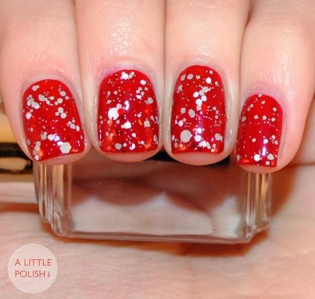 Twinsie Tuesday: Red Nails for American Heart Month (Heart Disease Awareness)