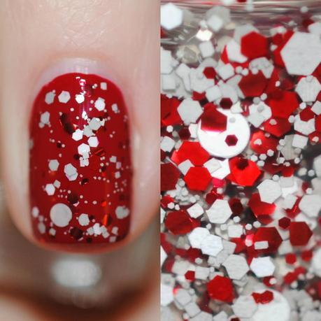 Twinsie Tuesday: Red Nails for American Heart Month (Heart Disease Awareness)