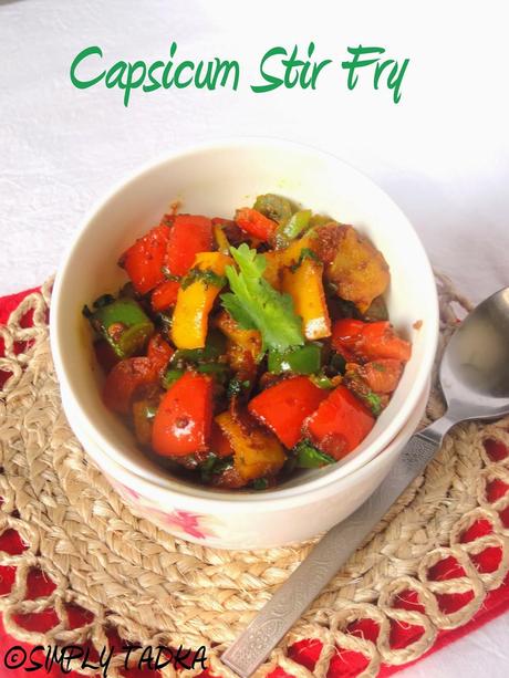 Capsicum Stir Fry| Capsicum Recipes