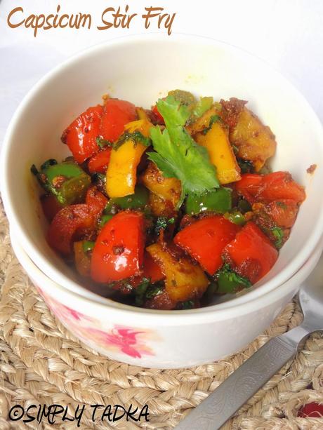 Capsicum Stir Fry| Capsicum Recipes