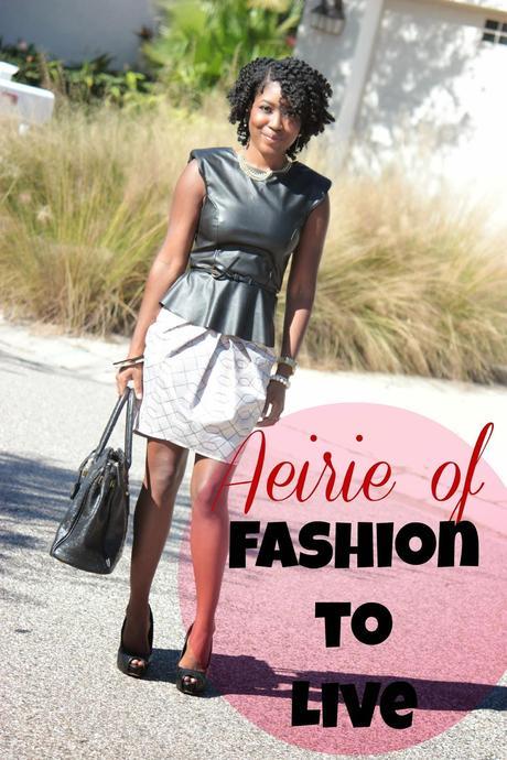 Natural Hair & Fashion with Aeirie of 'Fashion to Live'