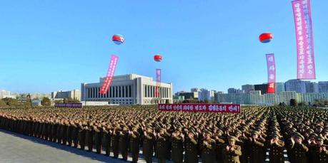 KPA service members and officers attend a meeting at the Ministry of the People's Armed Forces in Pyongyang on 3 February 2013 nominating Kim Jong Un as a candidate for election as a deputy to the 13th Supreme People's Assembly (Photo: Rodong Sinmun).
