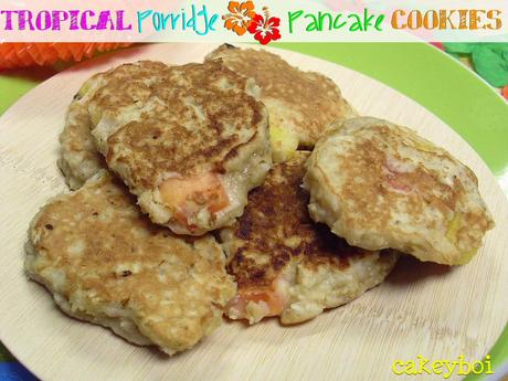 Tropical Porridge Pancake 'Cookies'