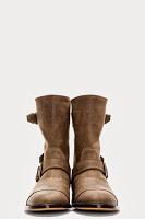 Bet on Biker: Belstaff Khaki Grey Suede Biker Boot