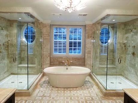 His and Hers Shower 