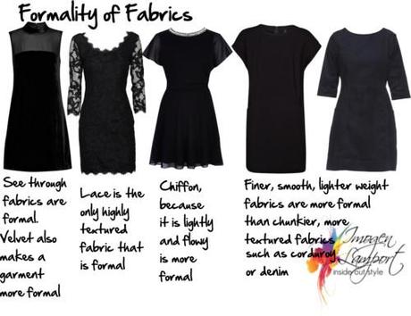 formality of fabrics