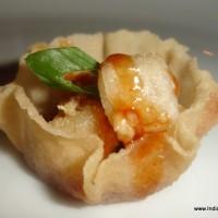 Crispy Tofu w tamarind chutney (2)