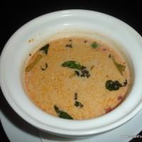 Coconut and lemon grass soup with rasam powder (2)