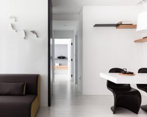 The Little White Apartment by Z-Axis Design