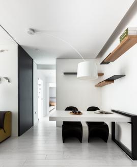 The Little White Apartment by Z-Axis Design