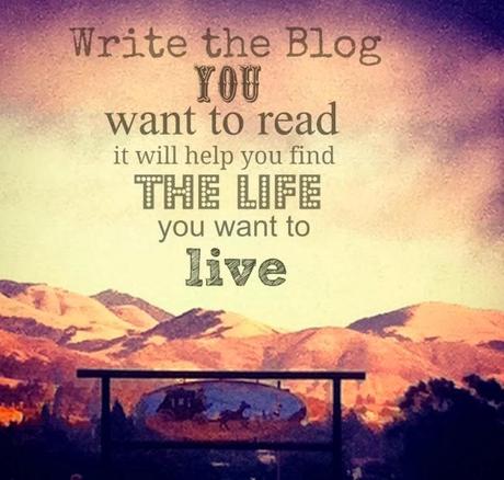 Write the Blog You Want To Read … part one