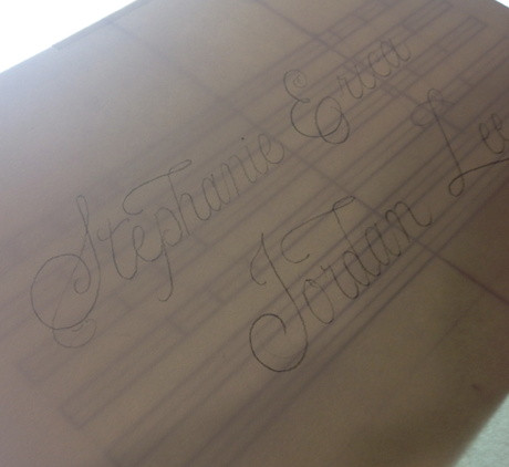 How To Hand Lettering Method for High Res Scanning