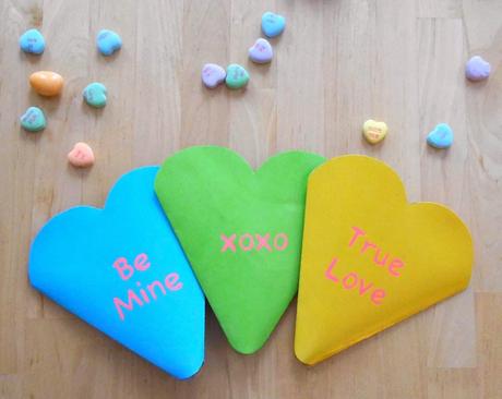 Conversation Heart Valentine Holders