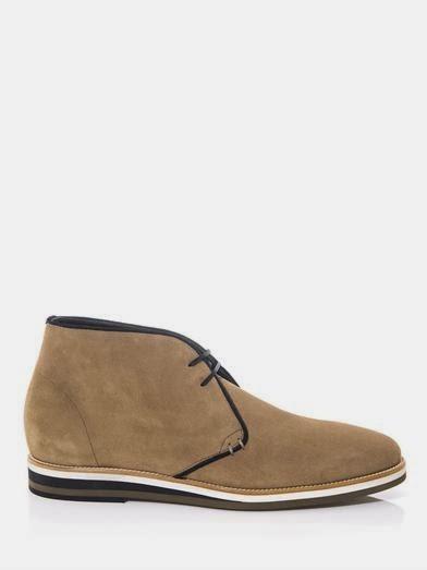 Booted And Ready:  Sergio Rossi Suede Desert Boots