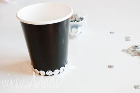 Sequined Party Cups