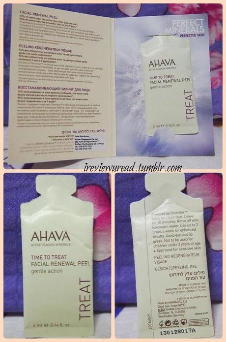 Ahava - Facial Renewal Peel Review