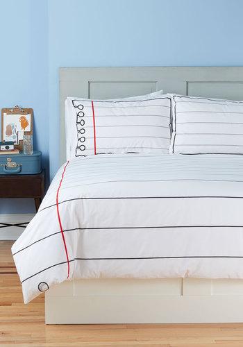 Free Verse Reveries Duvet Cover in Twin