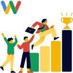 What are Programmatic Ads? 5 Steps to Success a group of people running up a bar graph