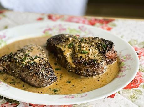 Peppercorn Filet Steaks for two