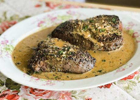 Peppercorn Filet Steaks for two