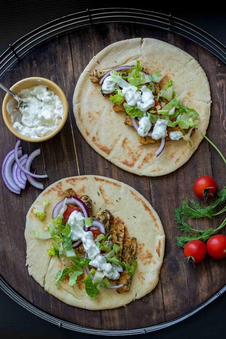 Vegan Tempeh Gyros