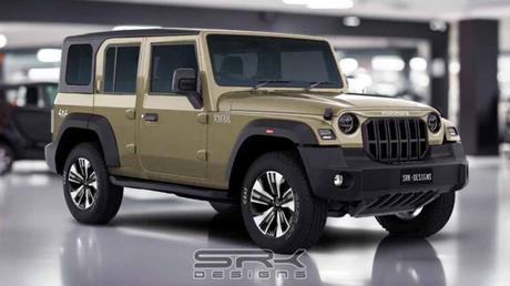 Mahindra Thar 5 Door may arrive on August 15, know what the design-features will look like