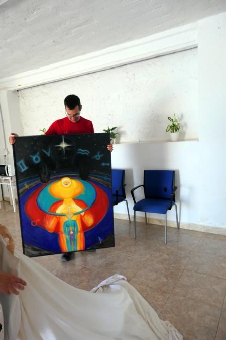 Journey to Spain 4 – The First Days: Murcia. The Paintings arrive at their Home