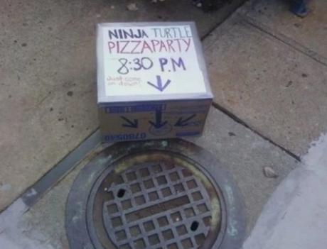 This Ninja Turtle Pizza Party Seems Legit!