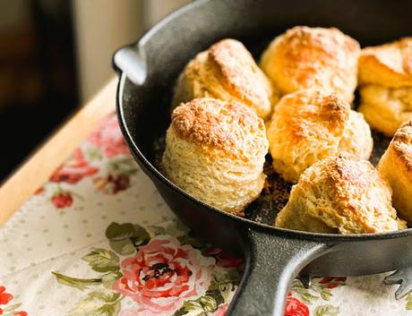 Honey Garlic Parmesan Biscuits