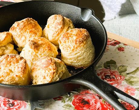 Honey Garlic Parmesan Biscuits