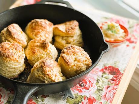 Honey Garlic Parmesan Biscuits