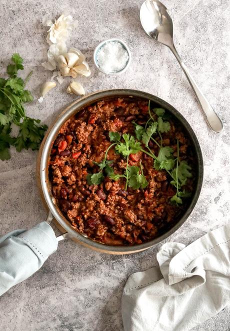 One pot beef chilli