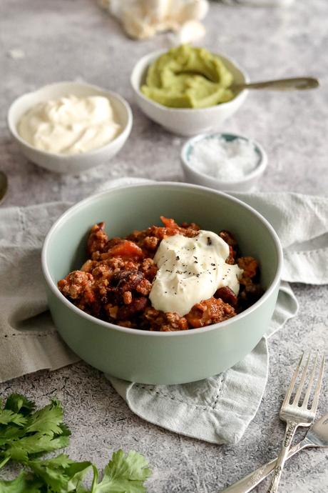 One pot beef chilli