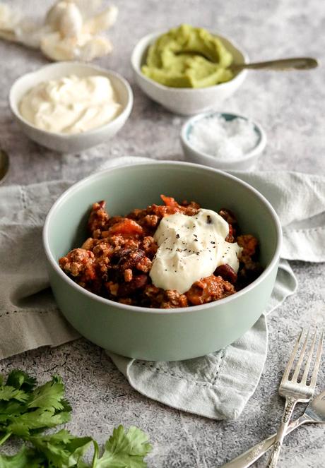 One pot beef chilli