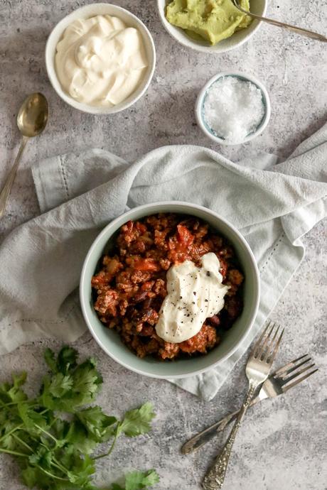 One pot beef chilli