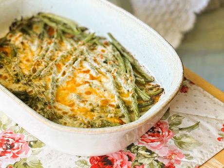 Cheesy Garlic Green Beans