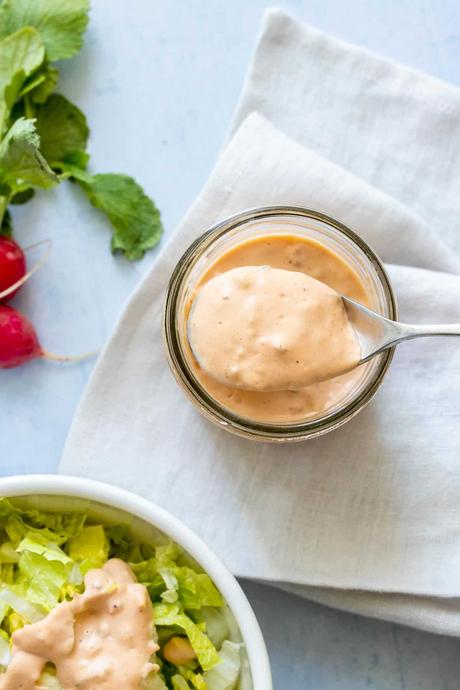 Dairy-Free Thousand Island Dressing (With No Mayo!)