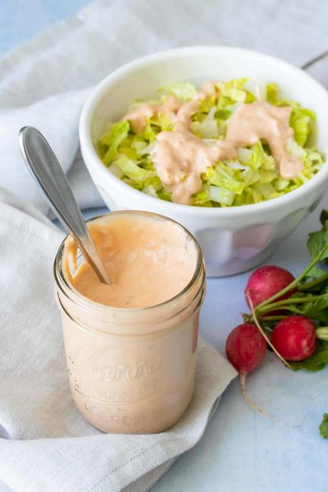 Dairy-Free Thousand Island Dressing (With No Mayo!)