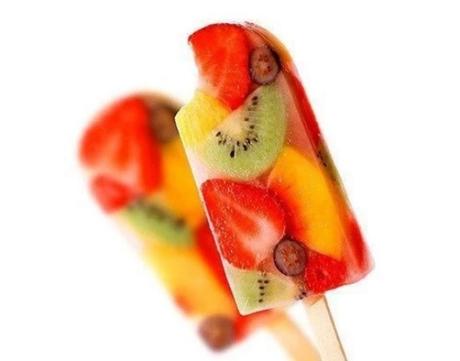 Homemade Fruit popsicles