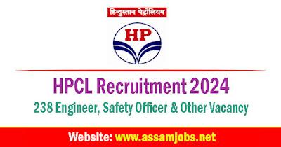 HPCL Recruitment 2024 – 238 Engineer, Safety Officer & Other Vacancy