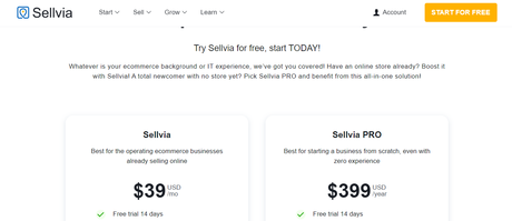 Sellvia Review: Features, eCommerce, Guides, Pricing & Plans sellvia pricing