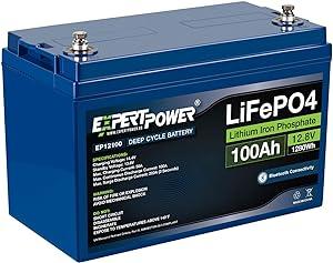 The Best RV Battery: Top-Rated Deep Cycle Battery Picks 33 ExpertPower-12V-100Ah-Lithium-LiFePO4-Deep-Cycle-Battery