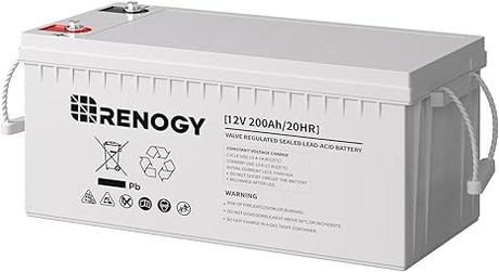 The Best RV Battery: Top-Rated Deep Cycle Battery Picks 25 Renogy-AGM-12V-200Ah-Deep-Cycle-Battery