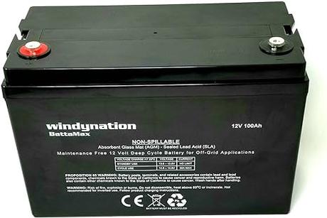The Best RV Battery: Top-Rated Deep Cycle Battery Picks 7 WindyNation 12V 100AH AGM Deep Cycle Battery