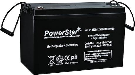 The Best RV Battery: Top-Rated Deep Cycle Battery Picks 6 PowerStar 12V 100AH Deep Cycle AGM