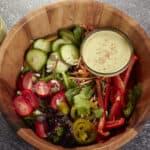 Vegan Tahini Salad Dressing (Oil-Free)