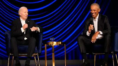 As Democrats take digs at Donald Trump, Biden, Obama & Co. help raise a record-breaking $28 million at LA gala to help save democracy in America