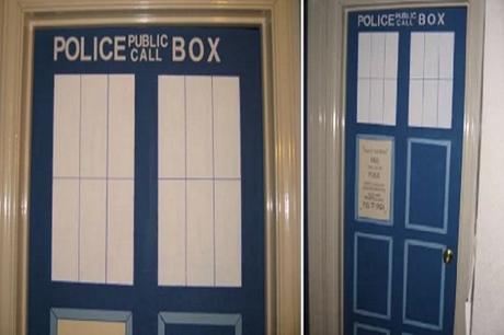 TARDIS Door Stickers